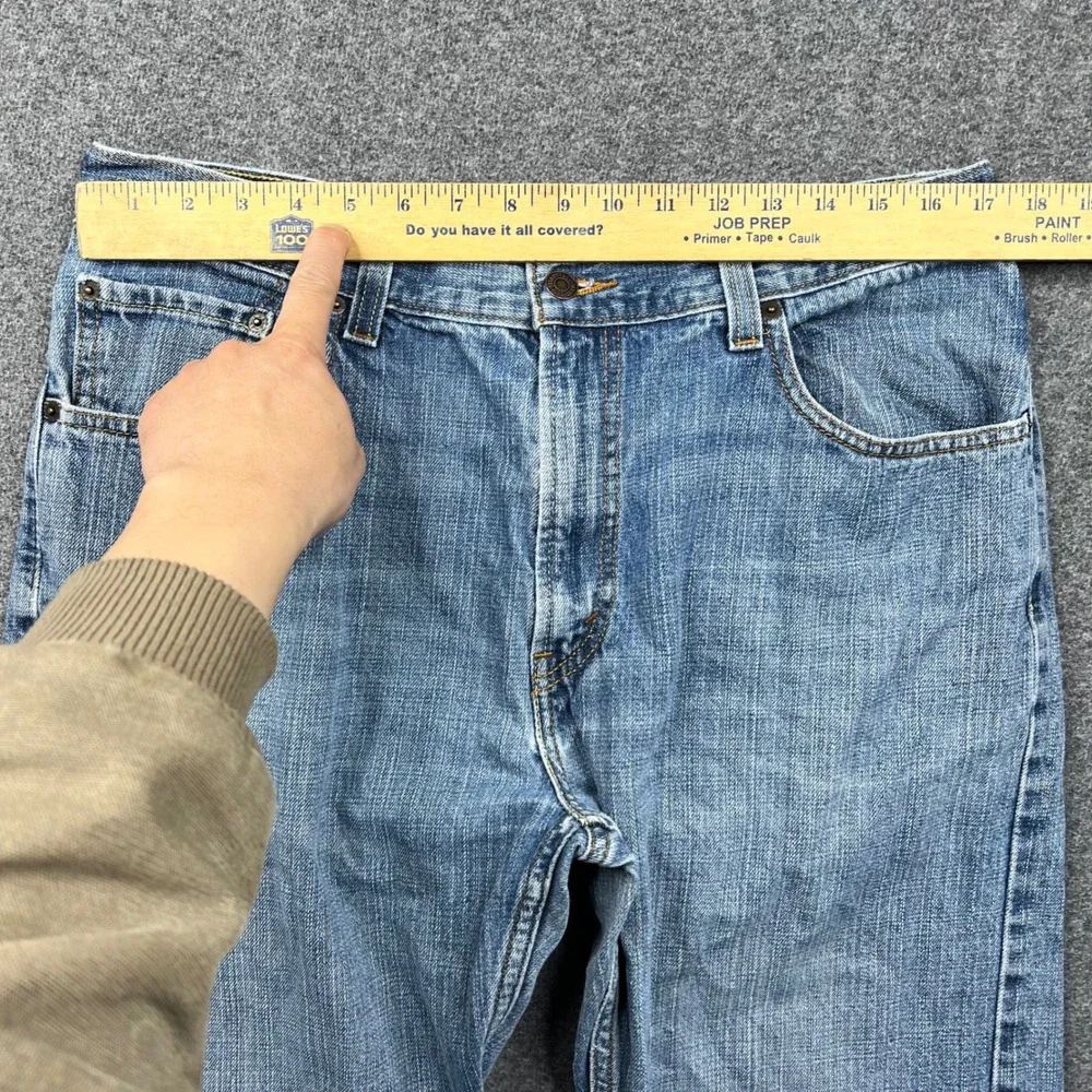 Levi's 559 Relaxed Straight Jeans Mens 36x34 Blue‎ Fits 34x33 Denim 100% Cotton